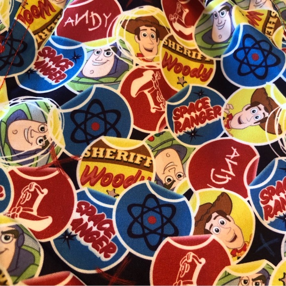 Disney Toy Story Boys Size 3 Red Swimming Trunks Baiting Shorts Mesh Lining - Picture 13 of 16